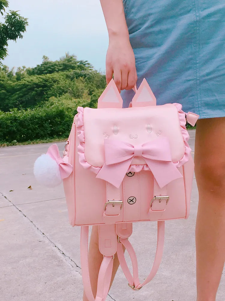 Kawaii cat backpack hotsell