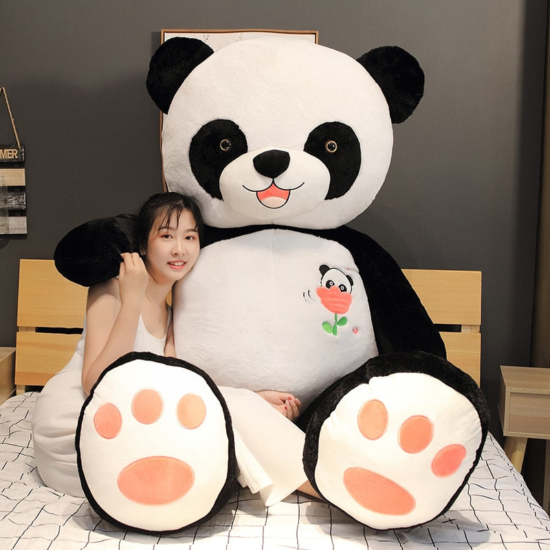 Cute Big Panda Plush Toy – LoveJojo - Main Image