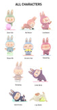 Genuine Pop Mart Labubu The Monsters Lazy Yoga Series Figures