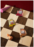 Genuine Pop Mart The Monster Labubu 'Let's Checkmate' Chess Adventure Series Fridge Magnet