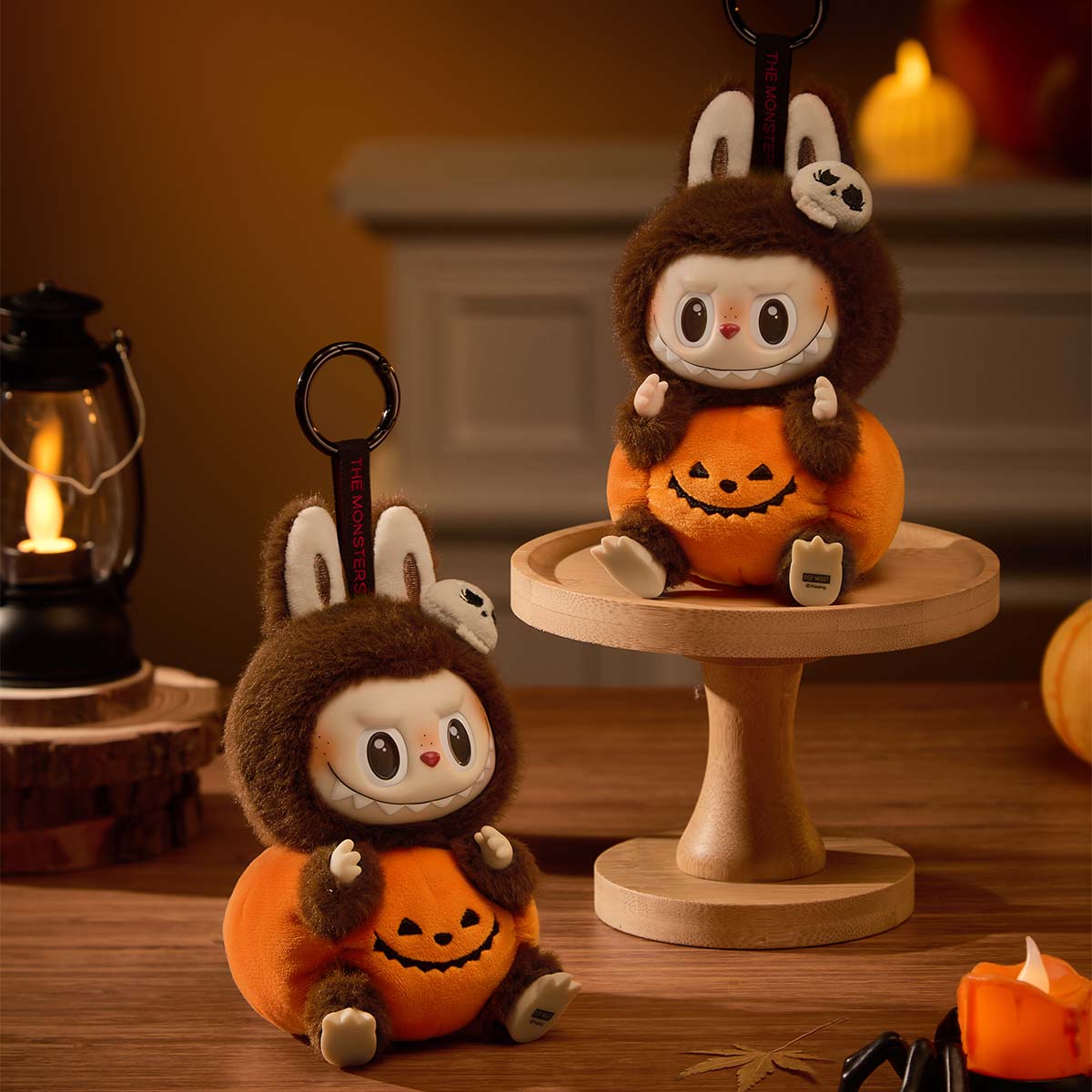 Genuine Labubu Happy Halloween Party Series-Sitting Pumpkin Vinyl
