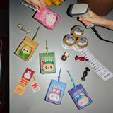 Genuine Pop Mart The Monsters Labubu Wacky Mart Series - Pinch Pendant Blind Box