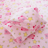 Kirby Flannel Plush Blanket Throw Pink - LoveJojo