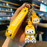 Kawaii Hello Kitty Keychain Sanrio My Melody Kuromi Cinnamoroll Car Key Ring Keychain