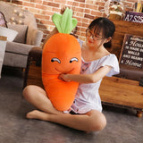 Cartoon Carrot Plant Plush Toy Vegetable Stuffed Soft Toy Huge 45-110cm