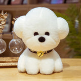 Teddy Dog Bichon Frise Puppy Plush White Stuffed Soft Animal Toy