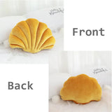 Velvet Shell Mermaid Cushion Plush Pillow Seashell