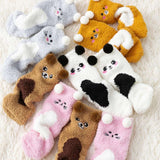 Cute Animal Fuzzy Socks - LoveJojo