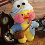 Korean Duck Plush Costume Glasses Dress Explorer - LoveJojo