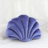 Velvet Shell Mermaid Cushion Plush Pillow Seashell