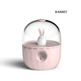 Room Diffuser Humidifier Cute Pink Crystal Bunny