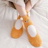 Cute Animal Fuzzy Socks - LoveJojo