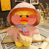 Korean Duck Plush Costume Glasses Dress Explorer - LoveJojo