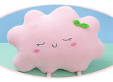 Happy Yellow Sunshine Sun Plush Smiley Cloud Rain Raindrops Weather