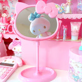 Pink Hello Kitty Mirror Make Up Desk Mirror