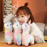 Rainbow Alpaca Unicorn Plush Stuffed Animal Toy - LoveJojo