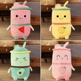 Avocado Watermelon Strawberry Orange Boba Bubble Fruit Milk Tea Plush Toy - LoveJojo