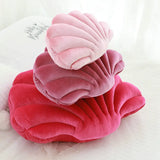 Velvet Shell Mermaid Cushion Plush Pillow Seashell