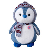 Cosy Penguin With Scarf and Hat Plush Winter Christmas Plush