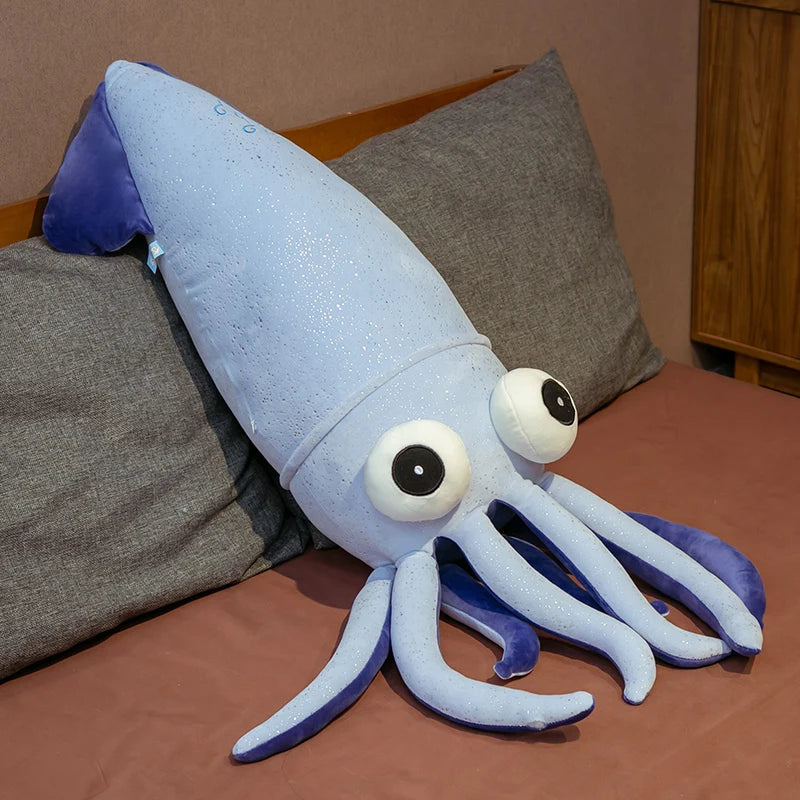 Octopus Plush Blue or Pink Squid Tentacles Cuttlefish LoveJojo