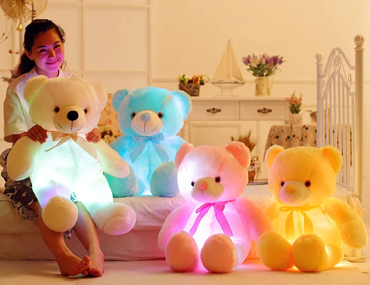 Light Up LED Glowing Teddy Bear Stuffed Animal Plush Toy 32 75cm LoveJojo