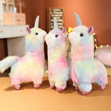 Rainbow Alpaca Unicorn Plush Stuffed Animal Toy - LoveJojo