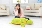 Large Green Turtle Sleeping Pillow Plush Toy - LoveJojo