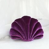 Velvet Shell Mermaid Cushion Plush Pillow Seashell