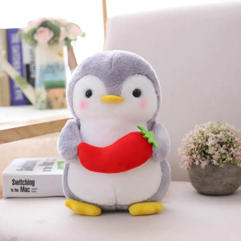 Penguin Matching Couples His 'n' Hers Plush Toys Bowtie Hair Bow