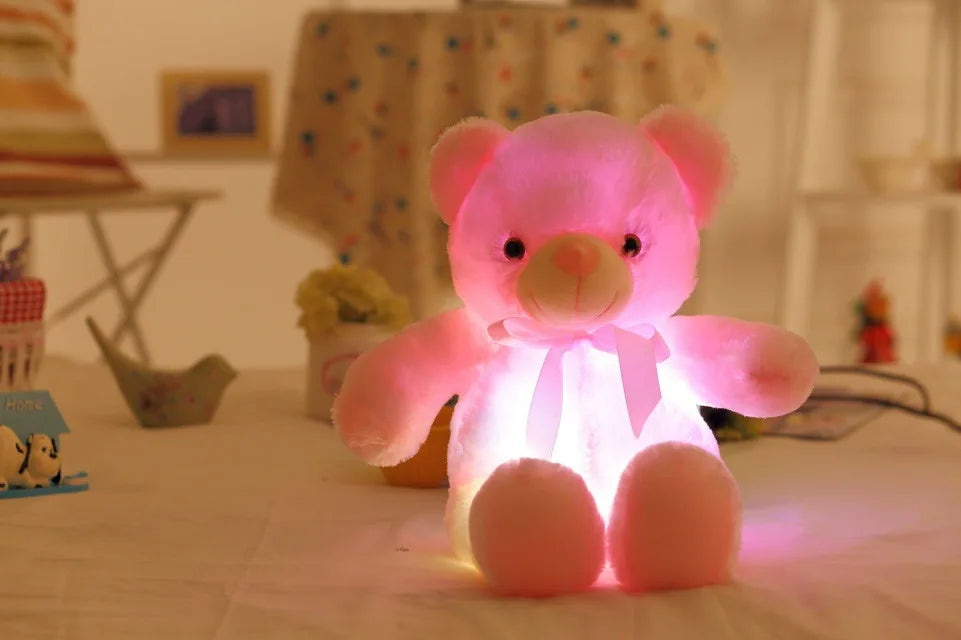 Light Up LED Glowing Teddy Bear Stuffed Animal Plush Toy 32 75cm LoveJojo