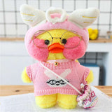 Korean Duck Plush Costume Glasses Dress Explorer - LoveJojo