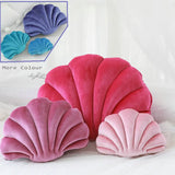 Velvet Shell Mermaid Cushion Plush Pillow Seashell