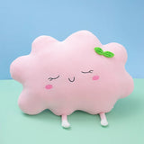Happy Yellow Sunshine Sun Plush Smiley Cloud Rain Raindrops Weather