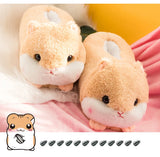 Slippers Winter Warm Home Plush Cute Corgi Slippers Flock Indoor Shoes Casual Slip On Flats - LoveJojo