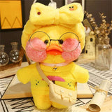 Korean Duck Plush Costume Glasses Dress Explorer - LoveJojo