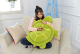 Large Green Turtle Sleeping Pillow Plush Toy - LoveJojo