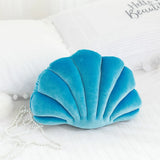 Velvet Shell Mermaid Cushion Plush Pillow Seashell