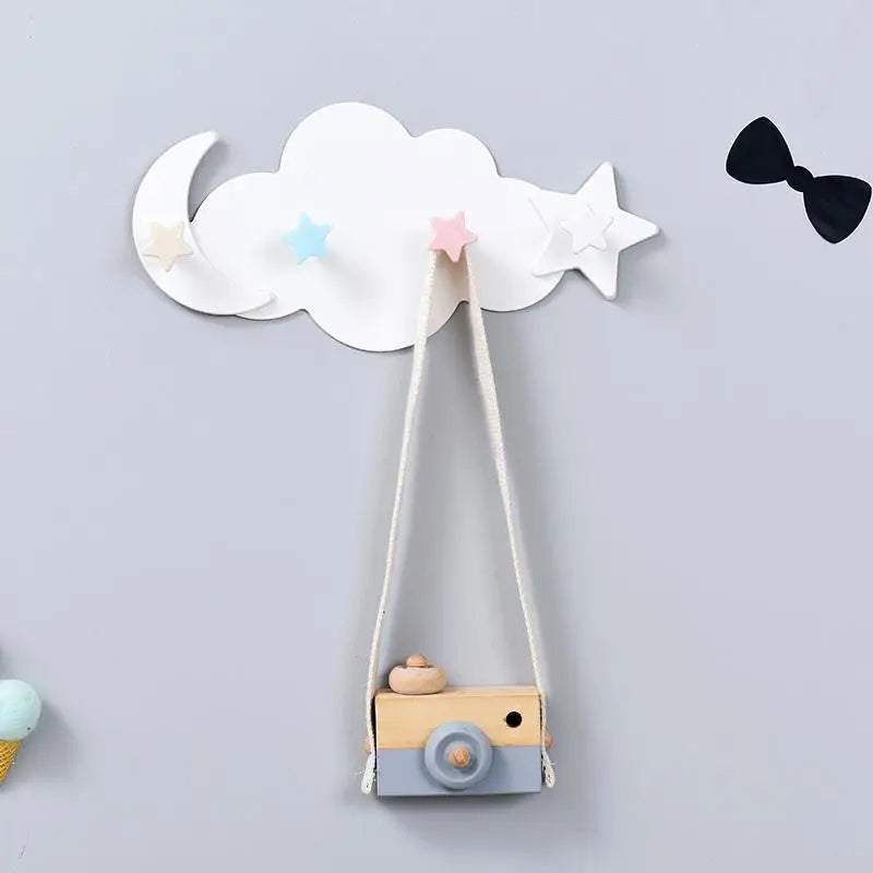 Kawaii Cloud Hooks Children's Room Wall Hanging Decor – LoveJojo