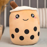 Cute Bubble Tea Plush Toy Stuffed Milk Tea Soft Boba Fruit Tea Cup Plushie - LoveJojo