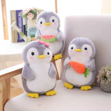 Penguin Matching Couples His 'n' Hers Plush Toys Bowtie Hair Bow Pink Blue
