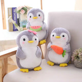 Penguin Matching Couples His 'n' Hers Plush Toys Bowtie Hair Bow Pink Blue - LoveJojo