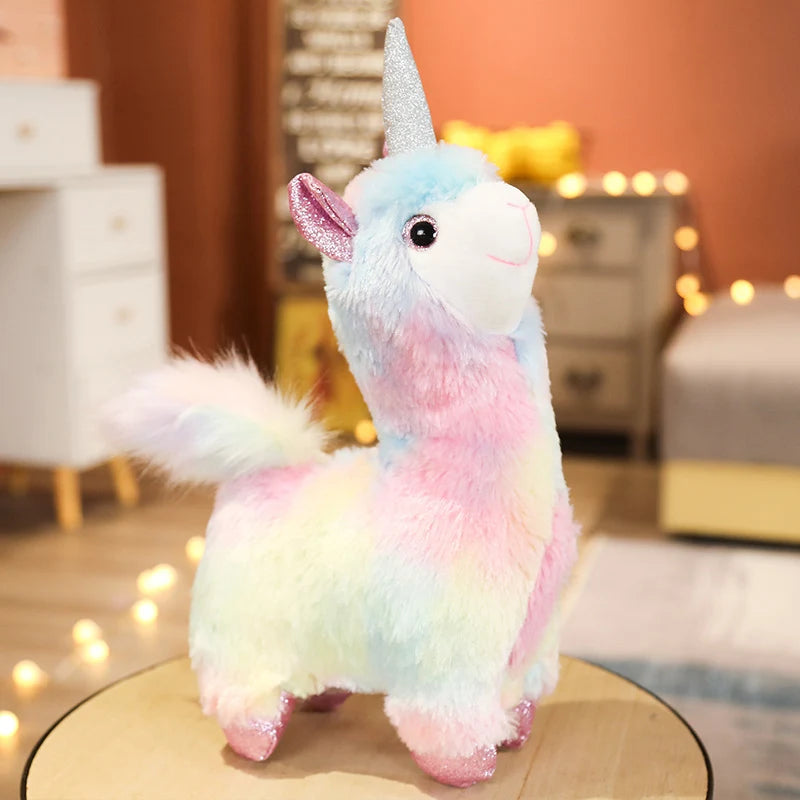 Rainbow alpaca toy hotsell