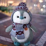 Cosy Penguin With Scarf and Hat Plush Winter Christmas Plush