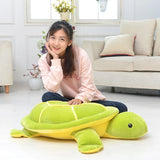 Large Green Turtle Sleeping Pillow Plush Toy - LoveJojo