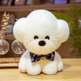 Teddy Dog Bichon Frise Puppy Plush White Stuffed Soft Animal Toy