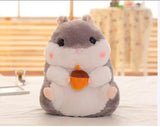 Chubby Hamster Pastel Woodland Plush With Nuts and Acorns - LoveJojo