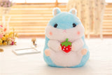 Chubby Hamster Pastel Woodland Plush With Nuts and Acorns - LoveJojo