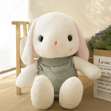 Loppy Bunny Big Hanging Ears Bunny Rabbits With Sweaters Plush 35 - 105cm