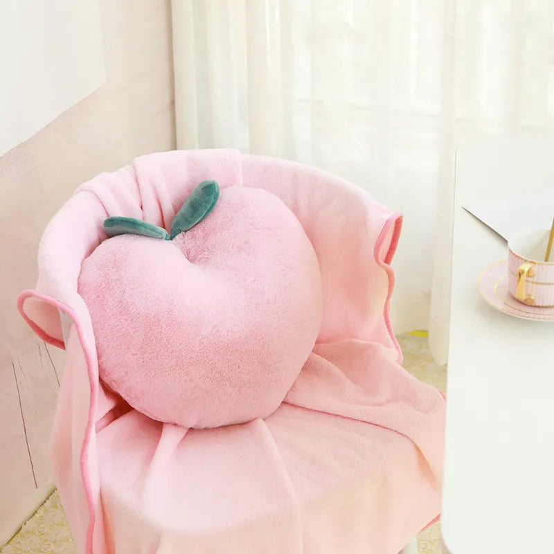 Peach online plush pillow