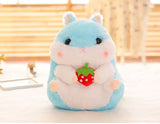 Chubby Hamster Pastel Woodland Plush With Nuts and Acorns - LoveJojo